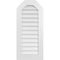 Ekena Millwork Octagonal Top Surface Mount PVC Gable Vent w/ 3-1/2"W x 1"P Standard Frame, 18"W x 40"H GVPOT18X4001SN - alternate 1